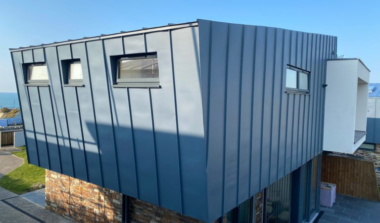 Greencoat PLX on outside of building