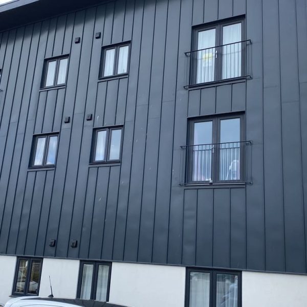 Metal Cladding on large building